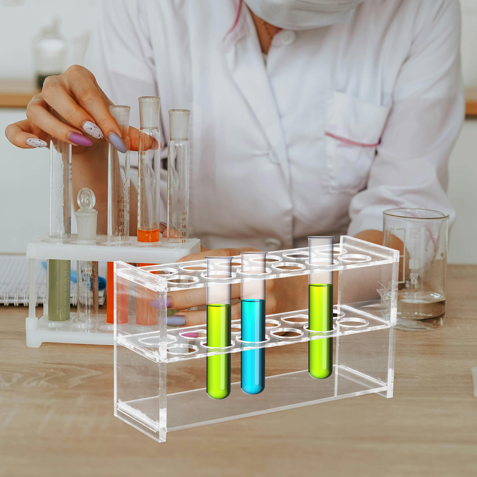 Organizer na probówki, 6 przeg – Centrifuge Tube Rack recenzja i cena